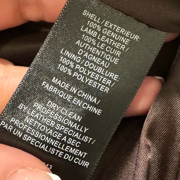Beautiful Sam Edelman Lambskin leather jacket - Picture 7 of 7